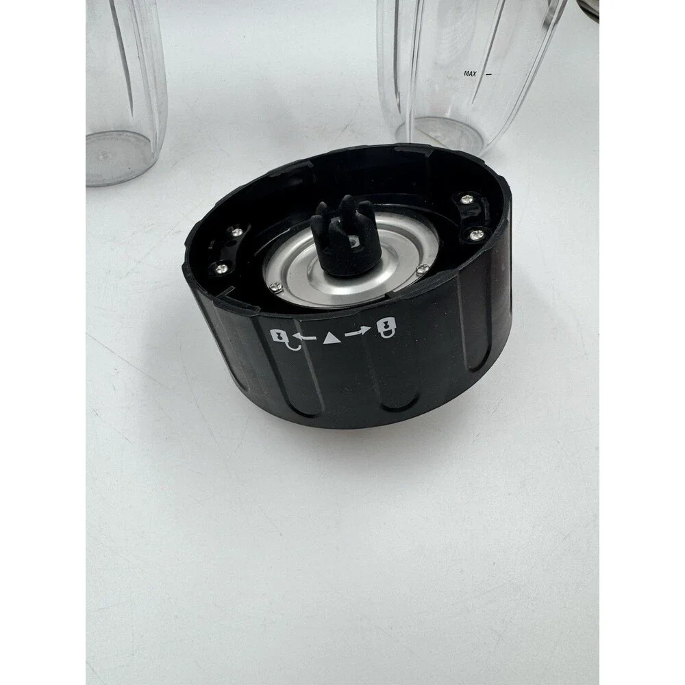 Veggie Bullet VB-102 Blender Replacement Cup Set 2 Cups with Lids and 1 Blade